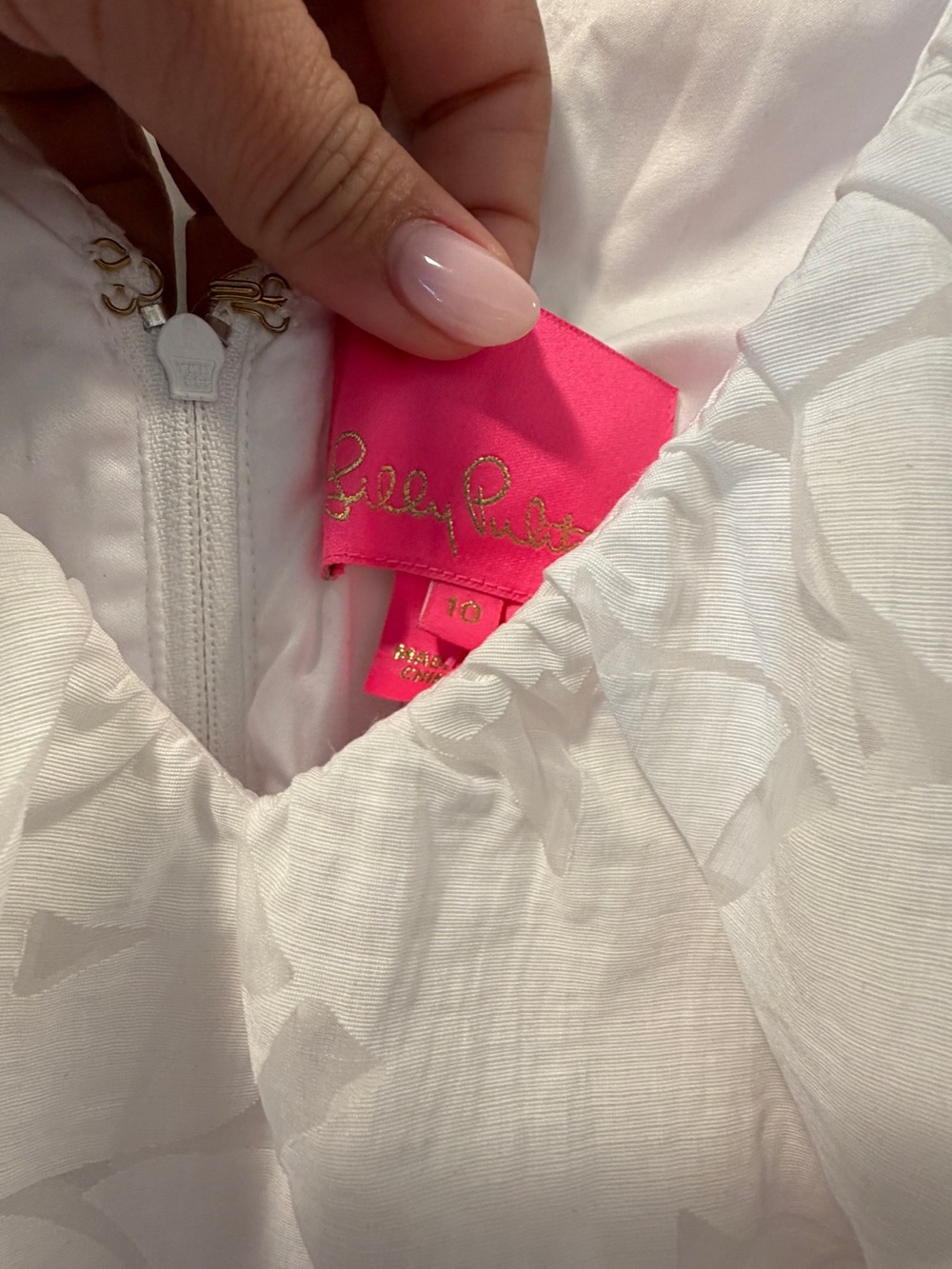 Lilly Pulitzer White Ritamarie Ruffle Mini Dress - Picture 2 of 6